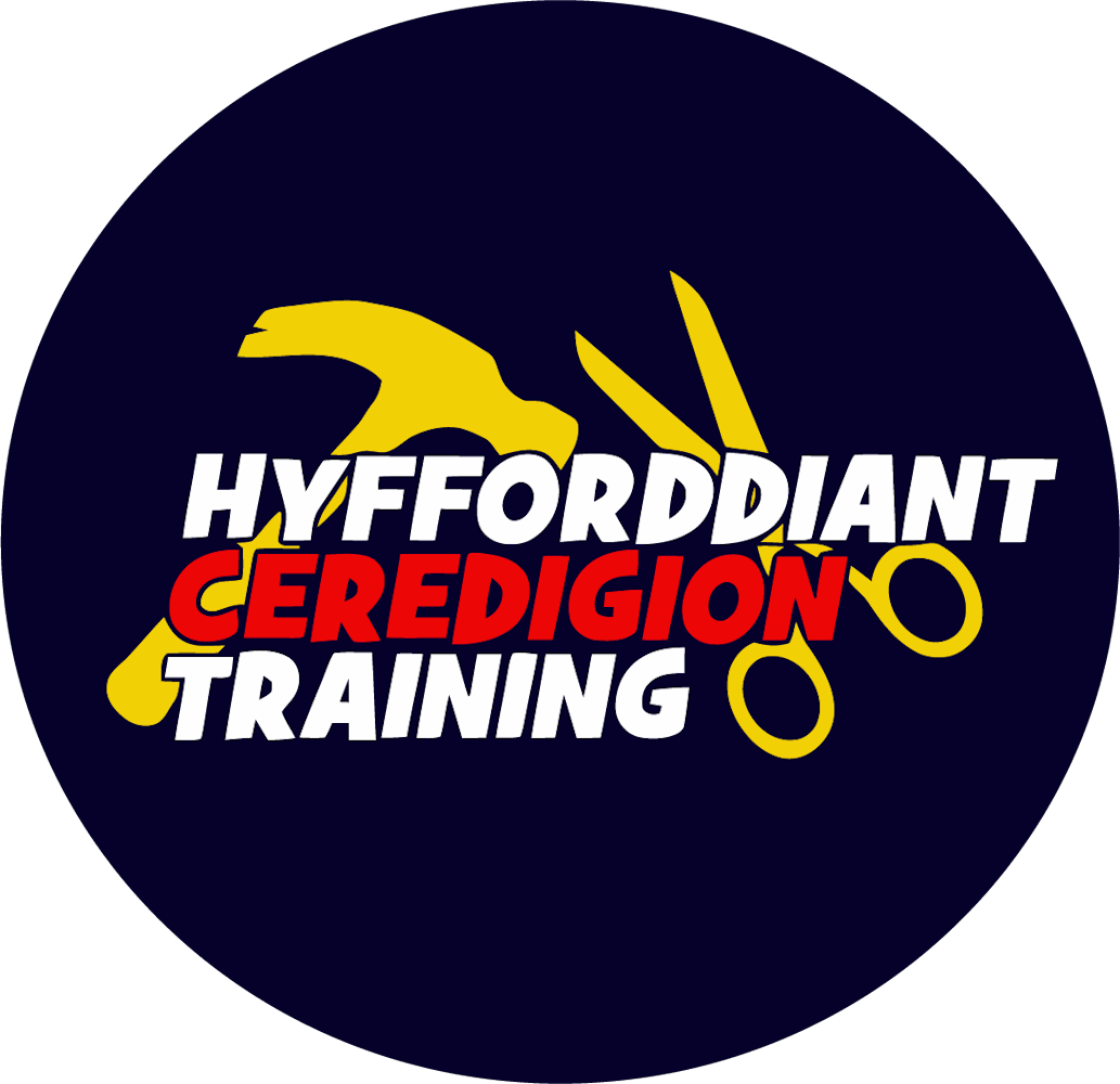 Hyfforddiant Ceredigion training logo